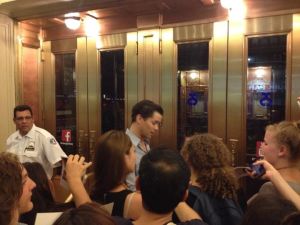 Hey Andrew, thanks for the super creepy photo I took of you without your permission!